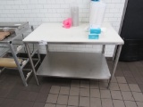4FT POLYTOP TABLE - 30IN DEEP