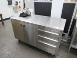 5FT S/STEEL CABINET - 30IN DEEP