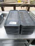 9X26 BLACK BAKERY TRAYS