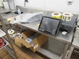 6FT STAINLESS STEEL TABLE - 24IN DEEP
