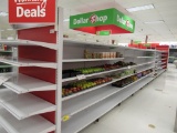 2020 MADIX GONDOLA SHELVING 72IN TALL 20/22 - 44FT W/4FT END CAPS- SOLD BY THE FOOT