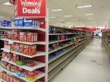 MADIX GONDOLA SHELVING 72IN TALL 20/22, 22/22 - 68FT W/4FT END CAPS - SOLD BY THE FOOT