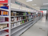 MADIX GONDOLA SHELVING 72IN TALL 20/22 - 68FT W/4FT END CAPS - SOLD BY THE FOOT