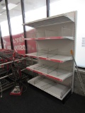 2020 MADIX WALL SHELVING 78IN TALL 20/20 - 4FT - SOLD BY THE FOOT