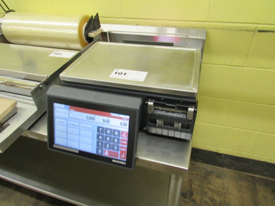 2021 BIZERBA XC100 SCALE/PRINTER WITH CUSTOMER SCREEN