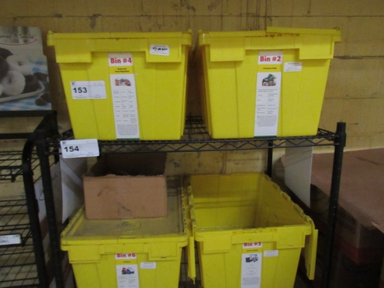 YELLOW TOTE BINS
