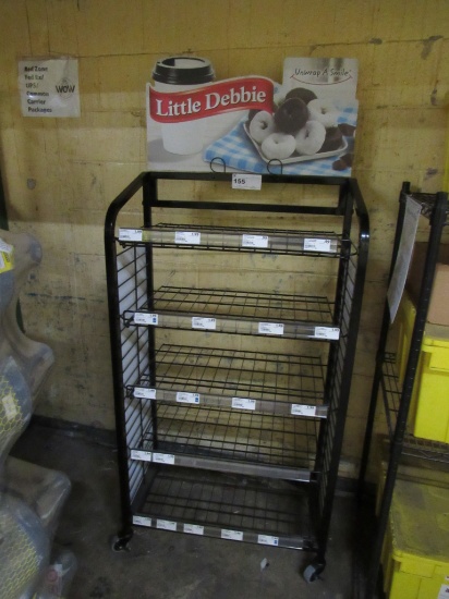 30-INCH BLACK DISPLAY RACK
