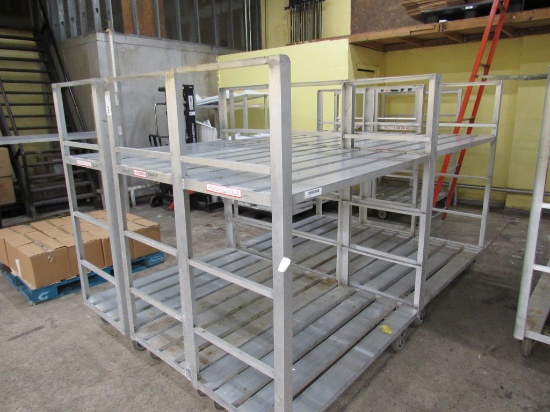 24X55 2-DECK ALUMINUM COOLER CARTS