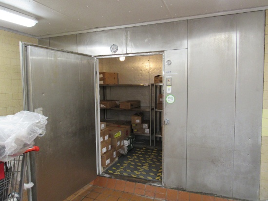 8FT X 12FT WALK-IN FREEZER W/FLOOR 8FT TALL - NO COMPRESSOR