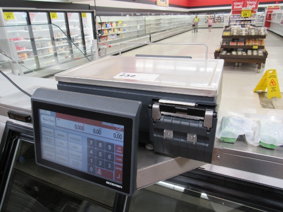 2021 BIZERBA XC100 SCALE/PRINTER WITH CUSTOMER SCREEN