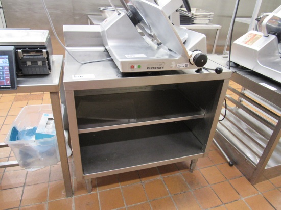 3FT STAINLESS STEEL TABLE - 24IN DEEP