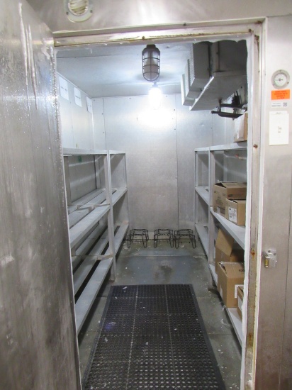 8FT X12FT WALK-IN BAKERY FREEZER W/FLOOR - REMOTE NO COMPRESSOR