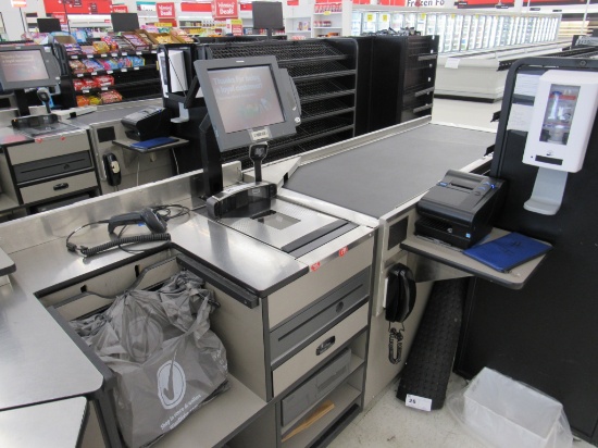 2018 MAGELLAN 9806 SCANNER/SCALES WITH MONITOR/PRINTER/REGISTER - NO HARD DRIVES - SOLD BY THE LANE