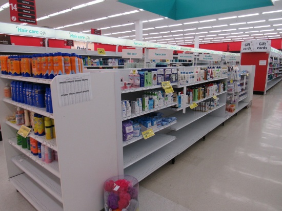 2022 MADIX GONDOLA SHELVING 54IN TALL 20/22 -  20FT W/4FT END CAPS - SOLD BY THE FOOT