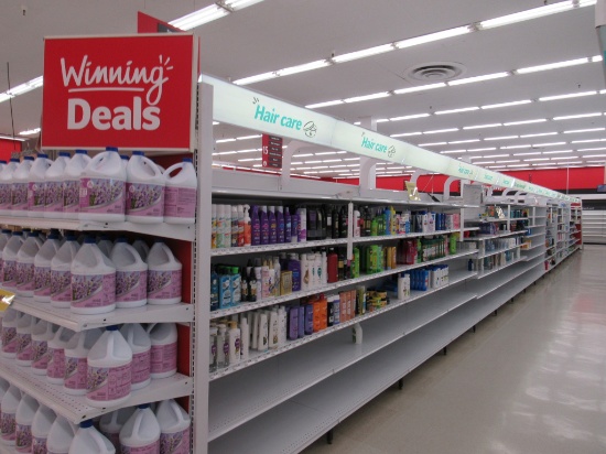 2022 MADIX GONDOLA SHELVING 72IN TALL 20/22 - 72FT W/4FT END CAPS - SOLD BY THE FOOT