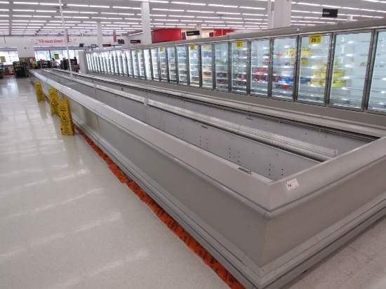 KYSOR WTLA WIDE ISLAND FREEZER CASES (2-8', 5-12') - REMOTE COOLED NO COMPRESSOR
