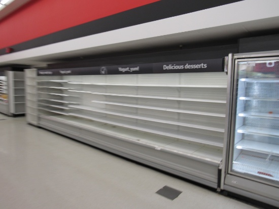 KYSOR D6L1 DAIRY CASES '89 (1-8FT, 1-12FT) - REMOTE NO COMPRESSOR