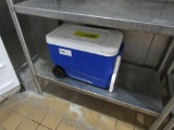 BLUE IGLOO ROLLING COOLER
