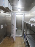 6FT X 8FT WALK-IN SEAFOOD FREEZER W/FLOOR/ 8X10 COOLER COMBO 8FT TALL - NO COMPRESSOR