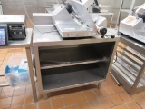 3FT STAINLESS STEEL TABLE - 24IN DEEP