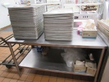 5FT STAINLESS STEEL TABLE - 30IN DEEP