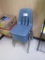 GRAY STACKING CHAIRS