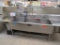 124-INCH 3-COMPARTMENT SINK