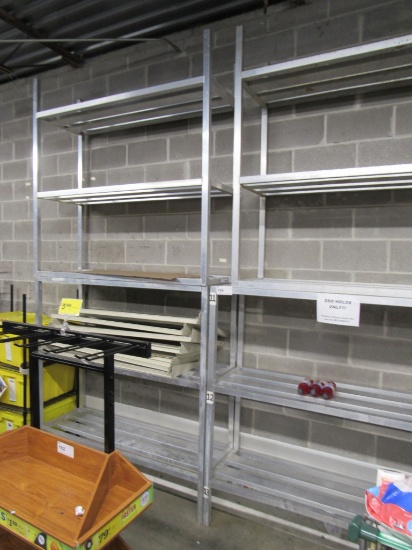 20X60 3-DECK ALUMINUM COOLER RACKS