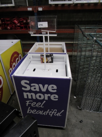 24X24 WHITE MOBILE BULK BINS