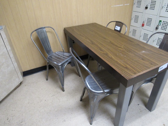 SILVER METAL CHAIRS