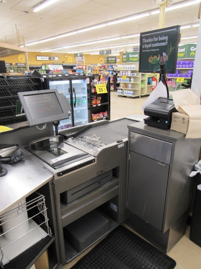 2018 MAGELLAN 9806 SCANNER/SCALES WITH MONITOR/PRINTER/REGISTER - NO HARD DRIVES - SOLD BY THE LANE