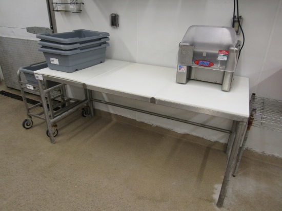 6FT POLYTOP TABLE - 30IN DEEP