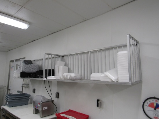 6FT ALUMINUM WALL SHELVES