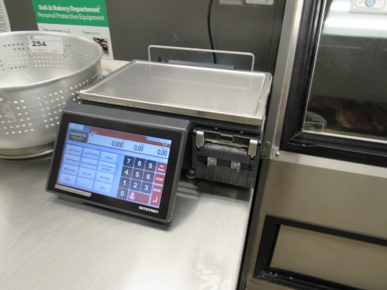 2021 BIZERBA XC100 SCALE/PRINTER WITH CUSTOMER SCREEN