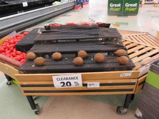 48-INCH SLANT PRODUCE TABLES