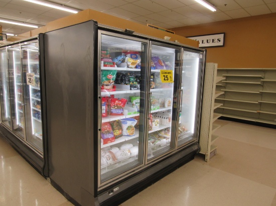HILL/PHOENIX ORZ FREEZER DOOR CASES 2010 - SOLD BY THE DOOR - REMOTE COOLED NO COMPRESSOR