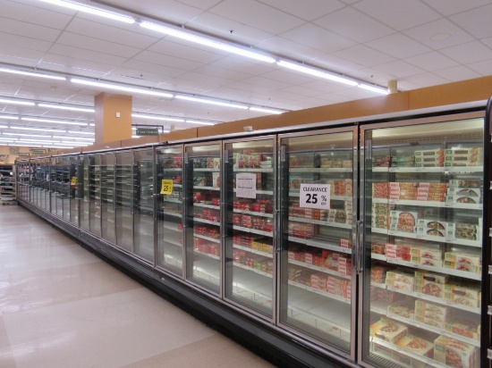 HILL/PHOENIX ORZ FREEZER DOOR CASES 2010 - SOLD BY THE DOOR - REMOTE COOLED NO COMPRESSOR