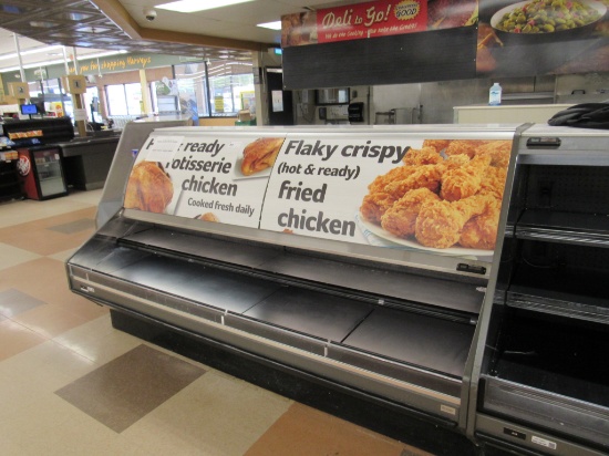 8FT BARKER PTD SERVICE DELI CASE 2010 - REMOTE COOLED NO COMPRESSOR