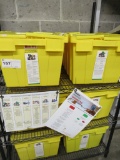 YELLOW TOTE BINS