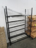 4FT BLACK SHELVING UNITS