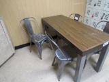 SILVER METAL CHAIRS