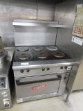 VULCAN 6-EYE ELECTRIC RANGE 208V/3PH