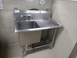 40-INCH 1-COMPARTMENT SINK