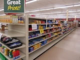 LOZIER GONDOLA SHELVING 72IN TALL 19/22 - 68FT W/4FT END CAPS - SOLD BY THE FOOT