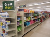 LOZIER GONDOLA SHELVING 72IN TALL 19/22 - 64FT W/4FT END CAP - SOLD BY THE FOOT