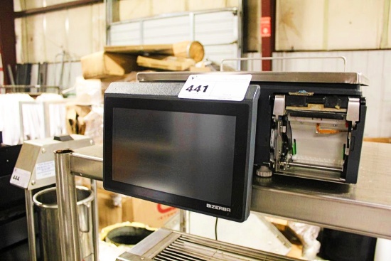BIZERBA XC-100 SCALE/PRINTER 2021 - MISSING PRINTER ASSEMBLY