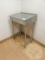 STAINLESS STEEL RECEIVING DESK