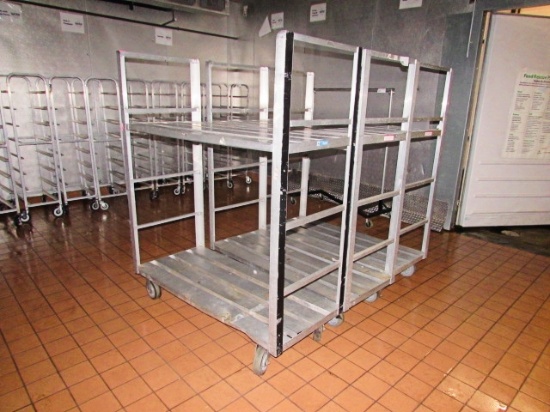 5FT 2 TIER ALUMINUM COOLER CARTS