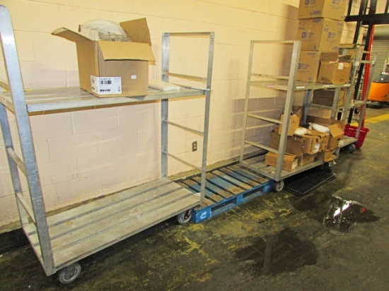 2 TIER ALUMINUM COOLER CARTS