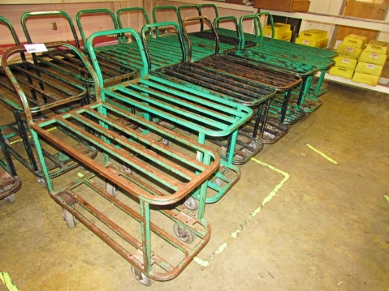 GREEN 2 TIER STOCK CARTS